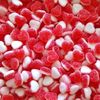 Petits Coeurs fraise-crème SUCRÉS  (gélatine de boeuf, halal)
