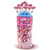 Sucette parfum cerise fourrée bubble gum (par 5)